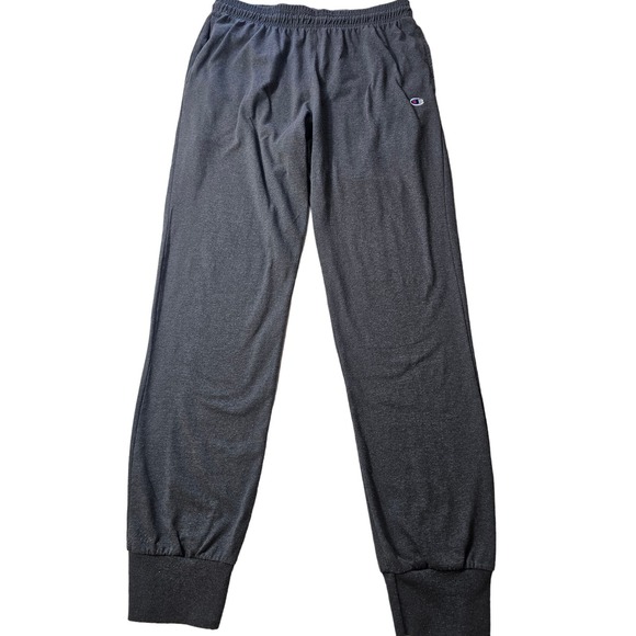 Vintage champion tapered joggers lounge pants w/ pockets grey size large- - Picture 2 of 6